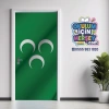 Üç Hilal Bayrak Kapı Giydirme 11