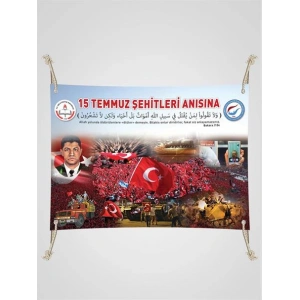 15 Şehitleri Anısına Vinil Afiş V 003