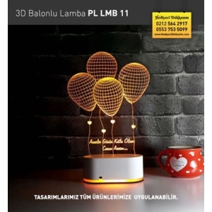 3D Balonlu Lamba PL LMB 11