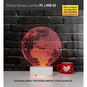 3D Dünya Küresi Lamba PL LMB 02