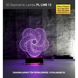 3D Geometrik Lamba PL LMB 13