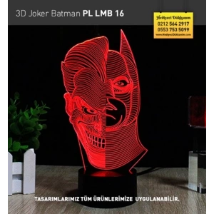 3D Joker Batman Led Lamba PL LMB 16