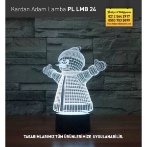 3D Kardan Adam Led Lamba PL LMB 24