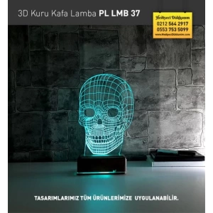 3D Kuru Kafa Led Lamba PL LMB 37