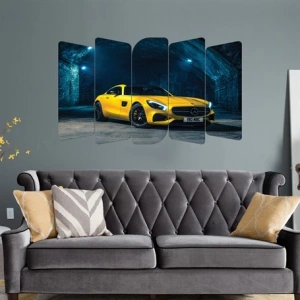 5 Parçalı Ahşap Tablo