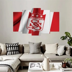 5 Parçalı Ahşap Tablo