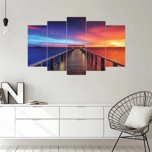 5 Parçalı Ahşap Tablo