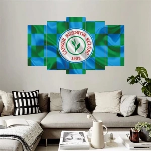 5 Parçalı Ahşap Tablo