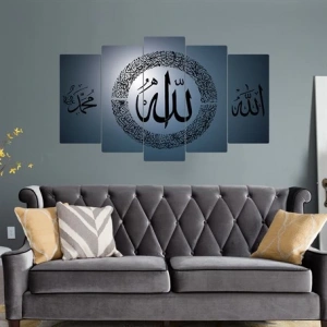 5 Parçalı Ahşap Tablo