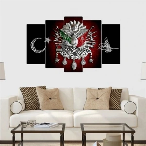 5 Parçalı Ahşap Tablo