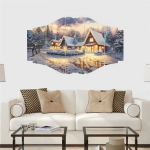 5 Parçalı Ahşap Tablo