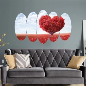 5 Parçalı Ahşap Tablo