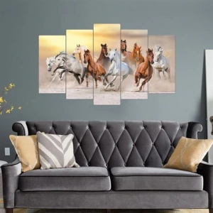 5 Parçalı Ahşap Tablo