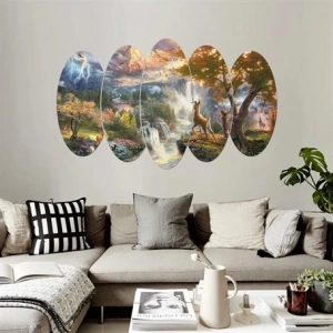 5 Parçalı Ahşap Tablo