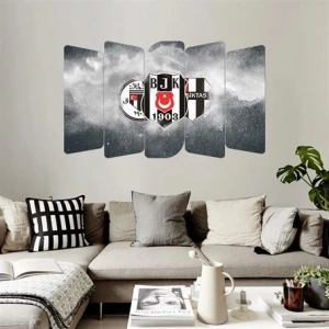 5 Parçalı Ahşap Tablo