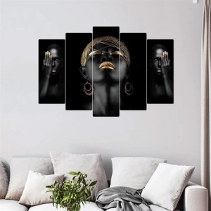 5 Parçalı Ahşap Tablo