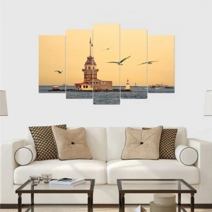 5 Parçalı Ahşap Tablo