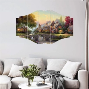 5 Parçalı Ahşap Tablo