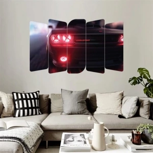 5 Parçalı Ahşap Tablo