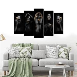 5 Parçalı Ahşap Tablo  ASH TB 100
