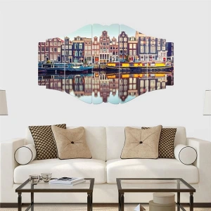 5 Parçalı Ahşap Tablo ASH TB 42