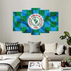 5 Parçalı Ahşap Tablo  ASH TB 78