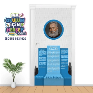 Alexander Graham Bell Bilim İnsanları Kapı Giydirme 20