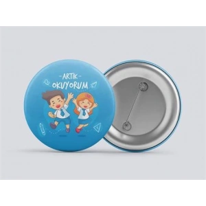 Artık Okuyorum Buton Rozet BT RZ 01