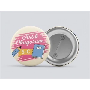 Artık Okuyorum Buton Rozet BT RZ 05