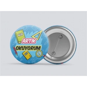 Artık Okuyorum Buton Rozet BT RZ 06
