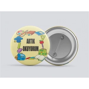 Artık Okuyorum Buton Rozet BT RZ 07