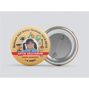 Artık Okuyorum Buton Rozet BT RZ 09