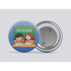 Artık Okuyorum Buton Rozet BT RZ 10