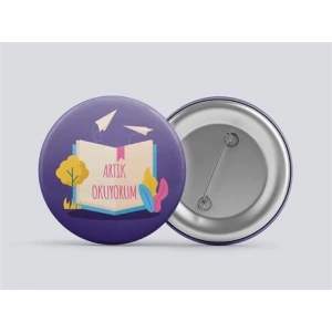 Artık Okuyorum Buton Rozet BT RZ 12