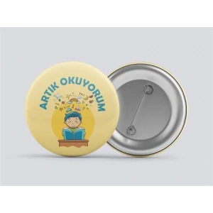 Artık Okuyorum Buton Rozet BT RZ 15