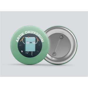 Artık Okuyorum Buton Rozet BT RZ 16