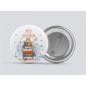 Artık Okuyorum Buton Rozet BT RZ 17