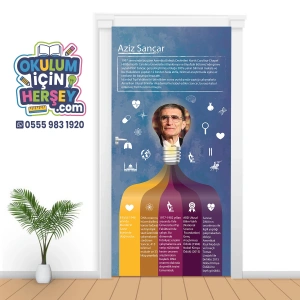 Aziz Sancar Bilim İnsanları Kapı Giydirme 56