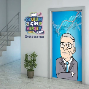 Aziz Sancar Bilim İnsanları Kapı Giydirme 79