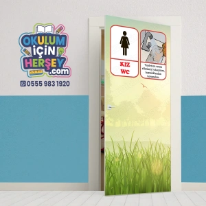 Bay- Bayan WC Kapı Giydirme 41