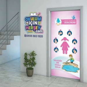 Bay Bayan Wc Kapı Giydirme 55