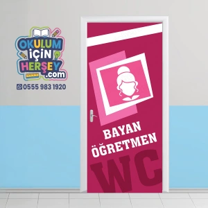Bay Bayan Wc Kapı Giydirme 56