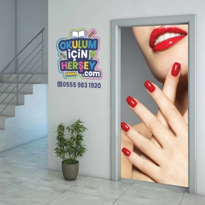 Bayan Kuaför Kapı Giydirme 06