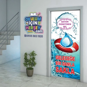 Bayan Öğretmen WC Kapı Giydirme 97