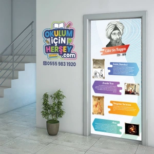 Bilim İnsanları Cabir Bin Hayyam Kapı giydirme KG Bİ 106