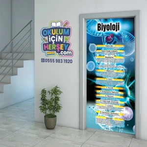 Biyoloji Sınıfı Kapı Giydirme 08