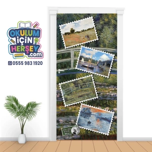 Claude Monet Kapı Giydirme 13