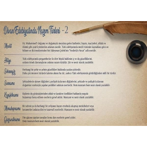 Divan Edebiyatı Nazım Türleri -2 P EDB 32