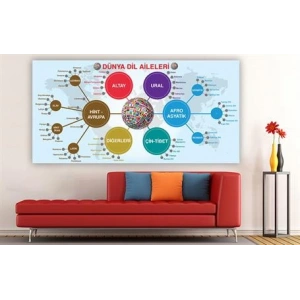 Dünya Dil Aileleri Duvar Giydirme 06