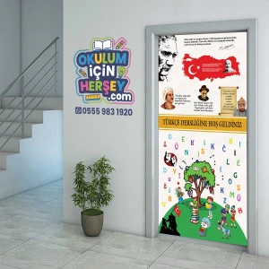 Edebiyat Sınıfı Kapı Giydirme 26